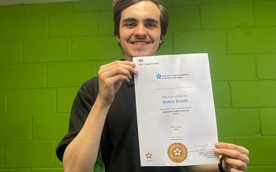 Congratulations Matthew Brumfitt